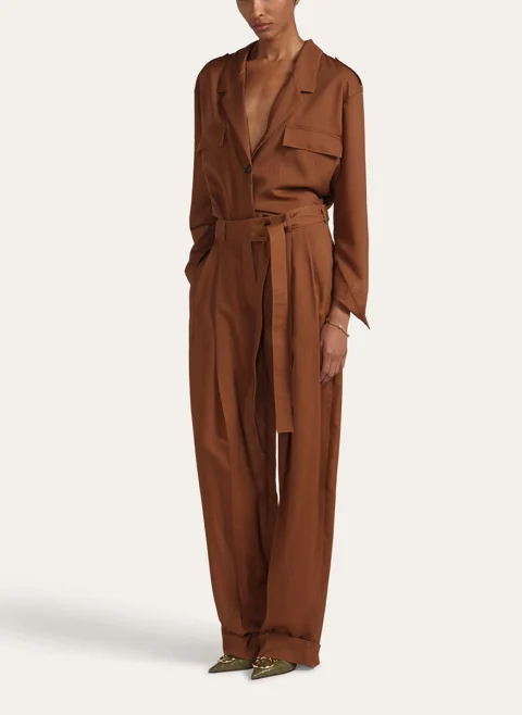 Панталон от фина вълна Ferragamo — снимка 1
