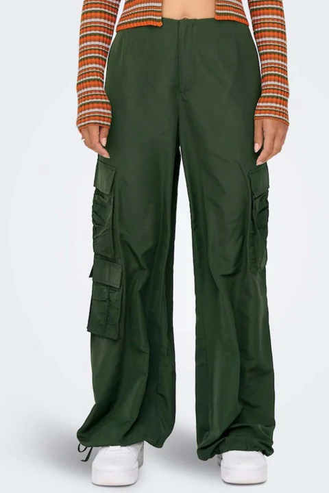 Панталон Onlfaduma New Mw Cargo Pant Pnt 15303703 19-0415 TCX duffel bag — снимка 2
