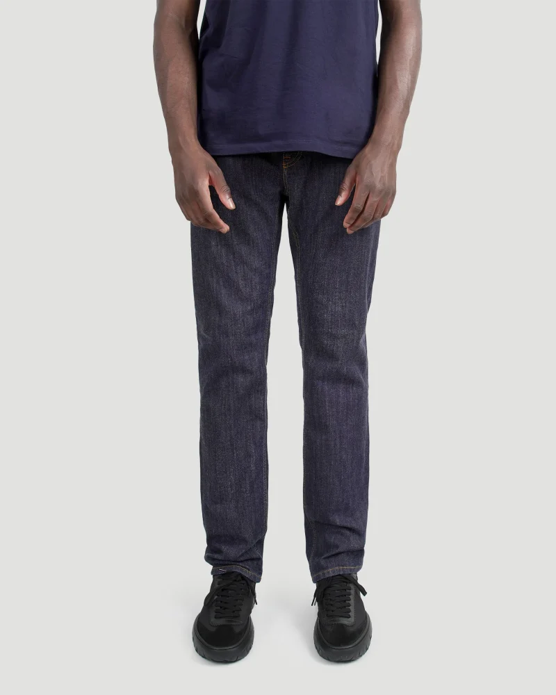 Straight Leg Jeans in Dark Blue