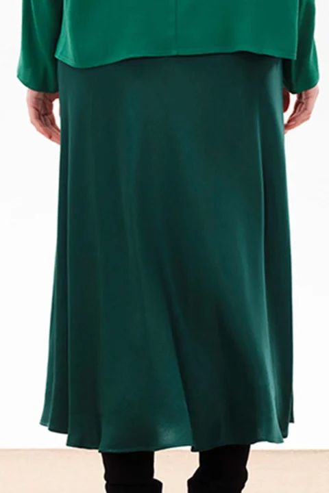 Пола ''In The Flow'' Bias Cut Midi Skirt W232203 13298-emeraldgreen — снимка 2