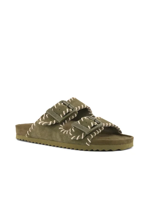 Сандали Suede With Stitchings COC.HC.BIO301N nmil — снимка 2