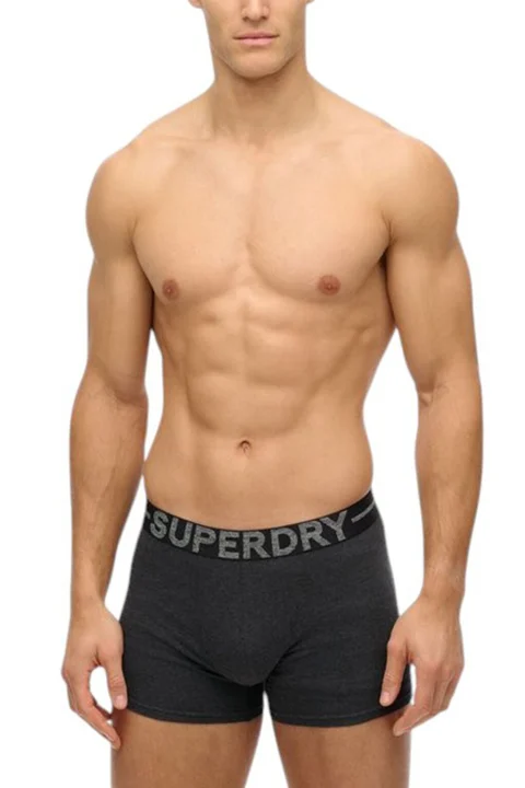 Бельо (Pack of 3) D2 Sdna Boxer Triple Pack M3110452C 1bj raven black marl — снимка 2