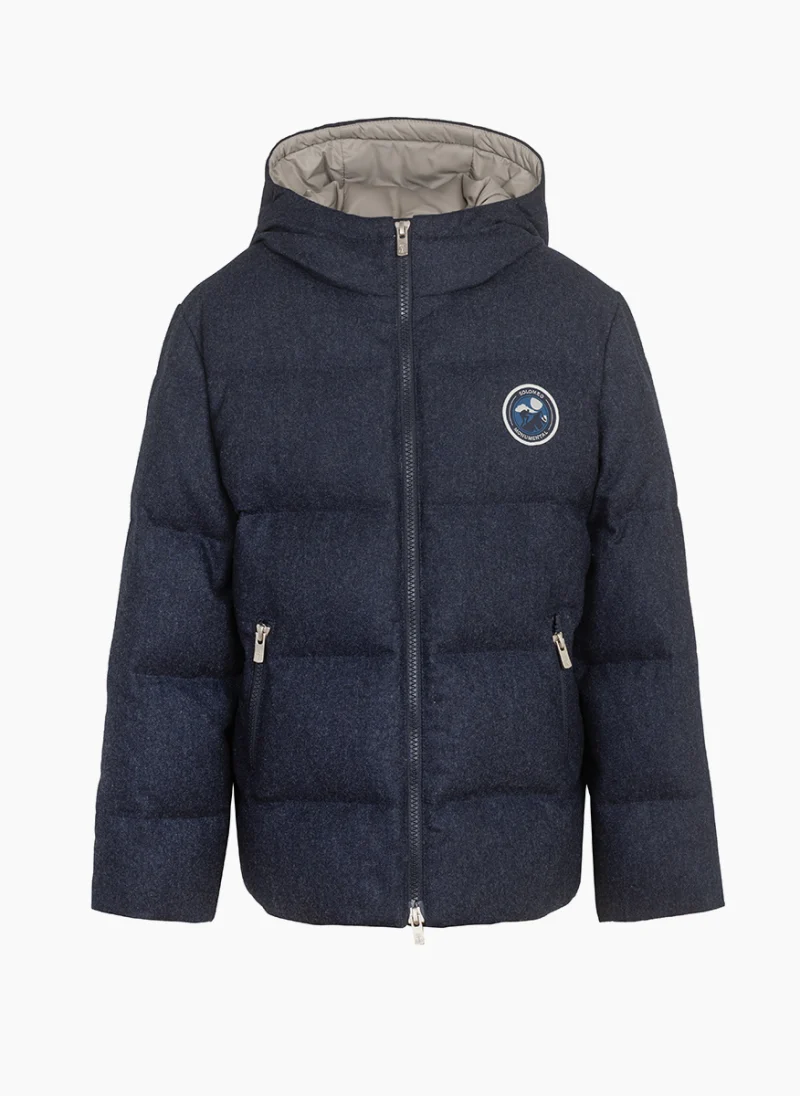 Яке от фина вълна Brunello Cucinelli Kids 4 — снимка 4