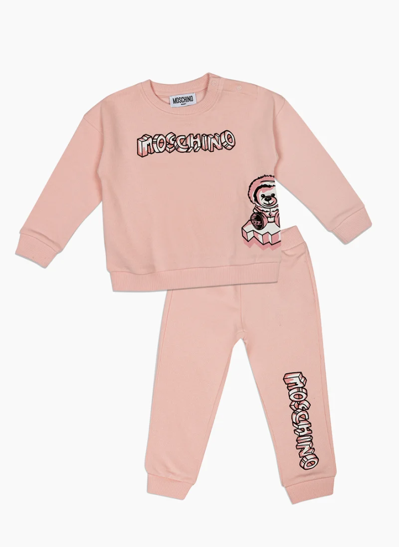 Комплект с лого мотив Moschino Kids — снимка 8