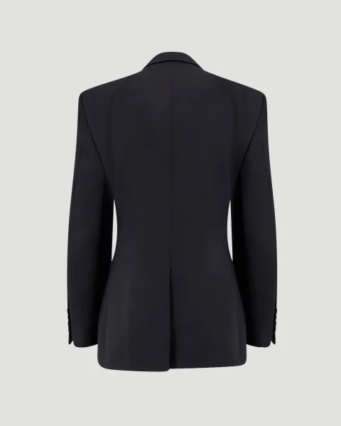 Standard Tailored Jacket in New Black — снимка 3