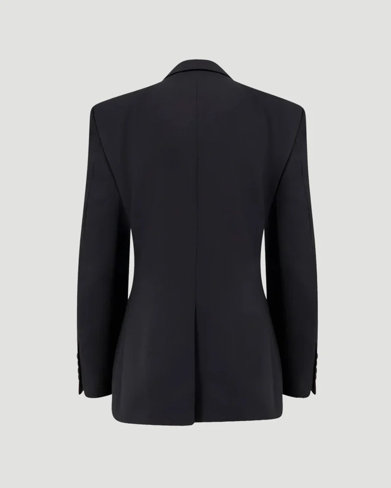 Standard Tailored Jacket in New Black — снимка 3