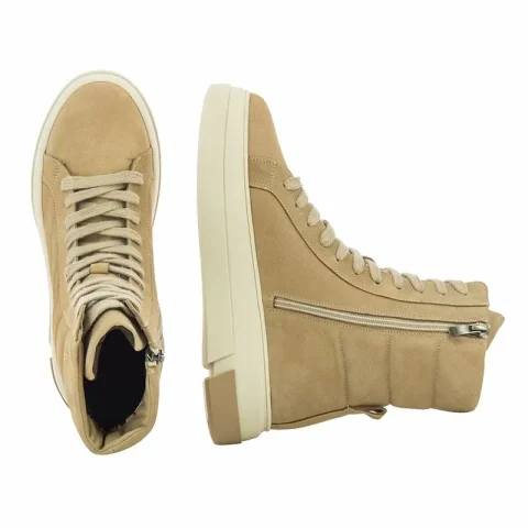 Дамски Спортни Боти CARLO FABIANI – 109425 NABUCK BEIGE — снимка 5