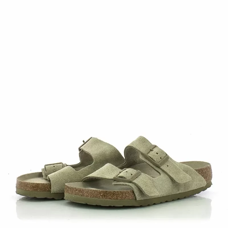 Дамски Чехли Комфорт BIRKENSTOCK – 1019045 ARIZONA FADED KHAKI — снимка 3