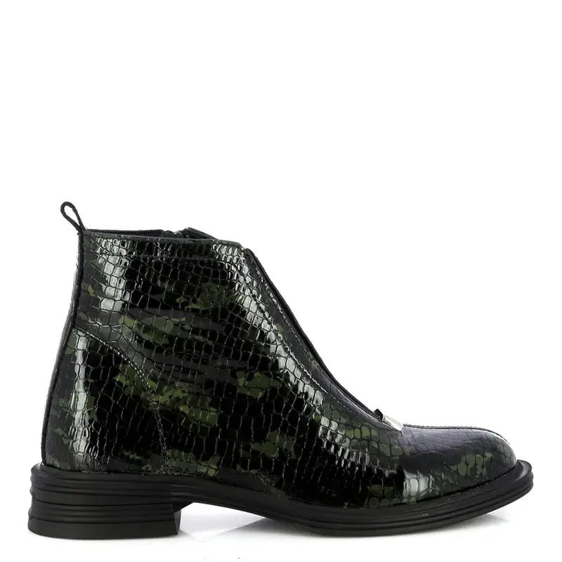 Дамски Равни Боти CARLO FABIANI – 261-1120 GREEN SNAKE