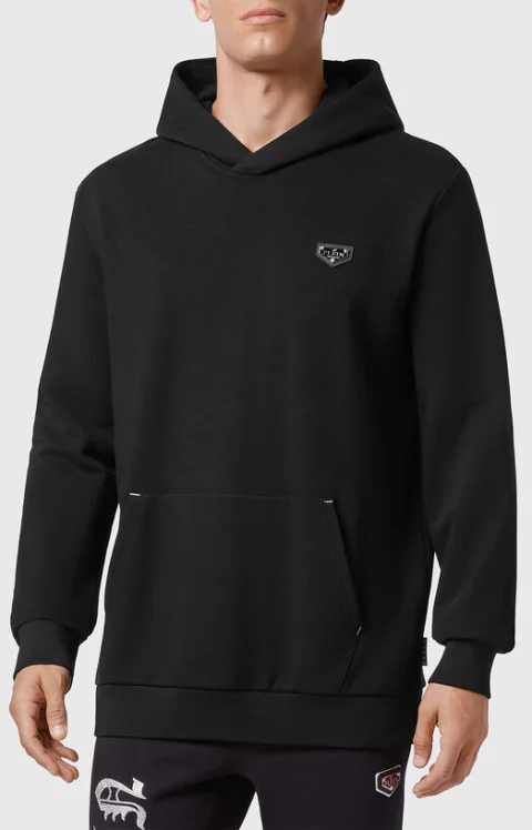Черен суитшърт ICONIC PLEIN