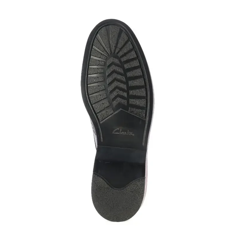 Мъжки Ежедневни CLARKS – 26178471 ALDWIN LIMIT NAVY LEATHER_1 — снимка 4