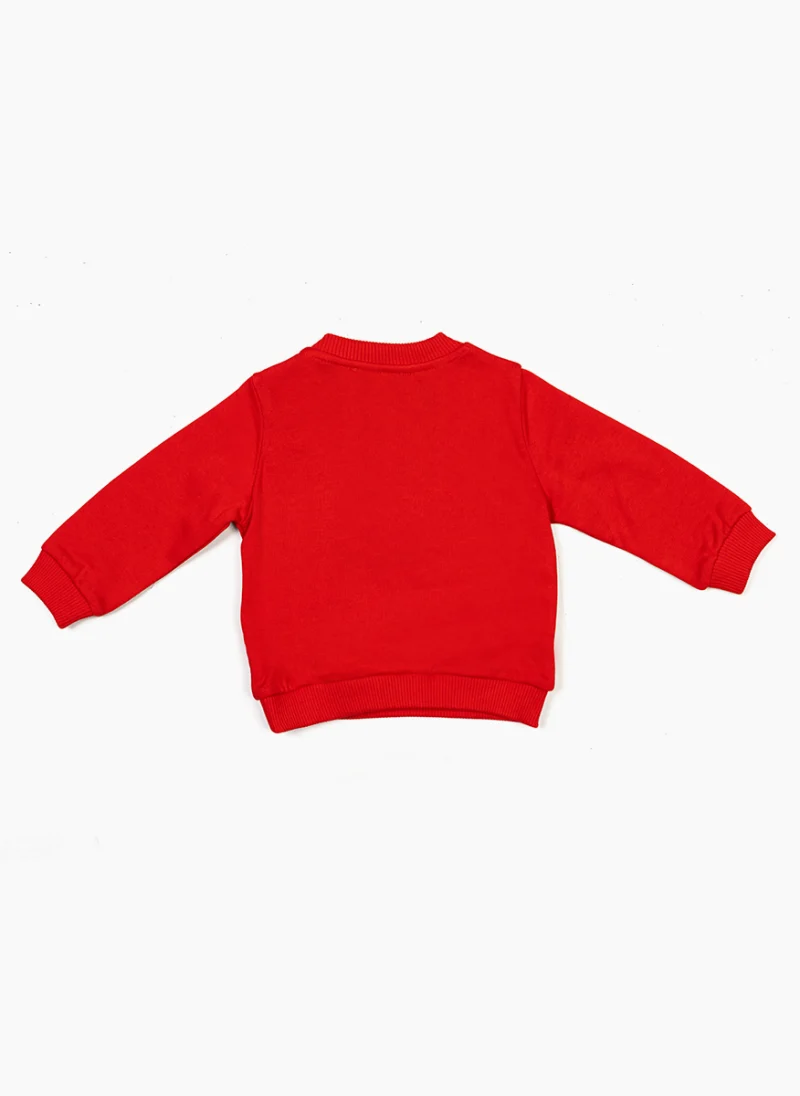 Суитшърт с принт Moschino Kids — снимка 2