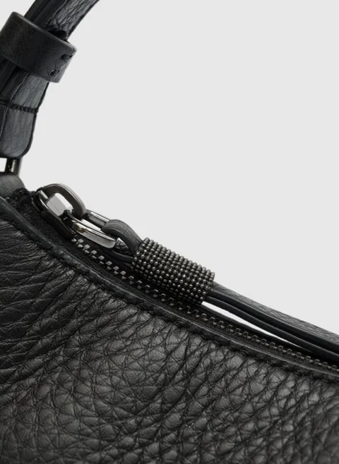 Кожена чанта с монили Brunello Cucinelli — снимка 4