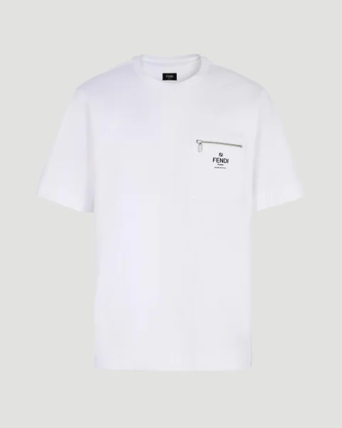 Oversized Cotton T-Shirt in White
