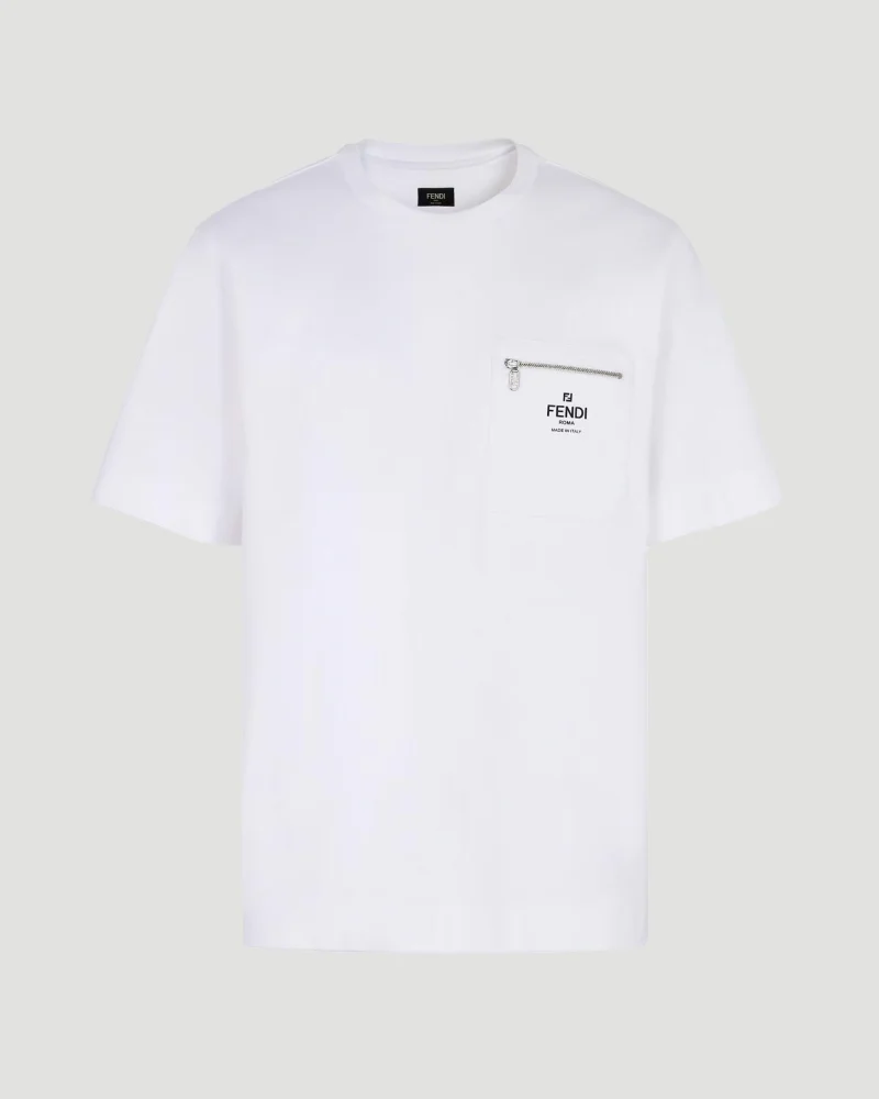 Oversized Cotton T-Shirt in White