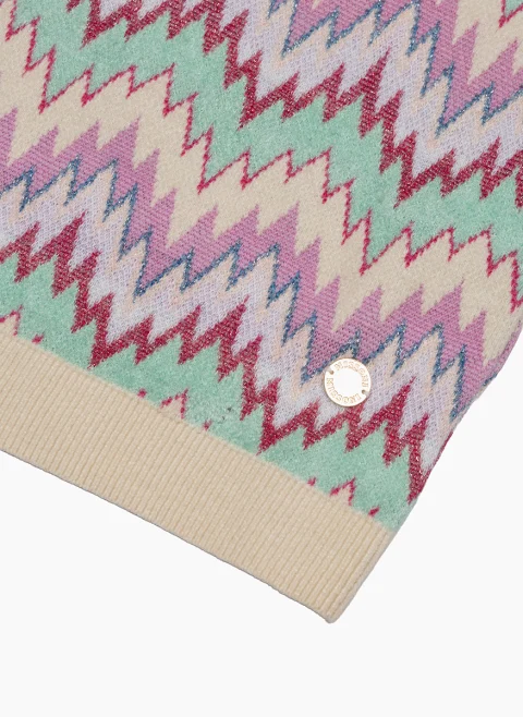 Рокля с геометричен десен Missoni Kids — снимка 3