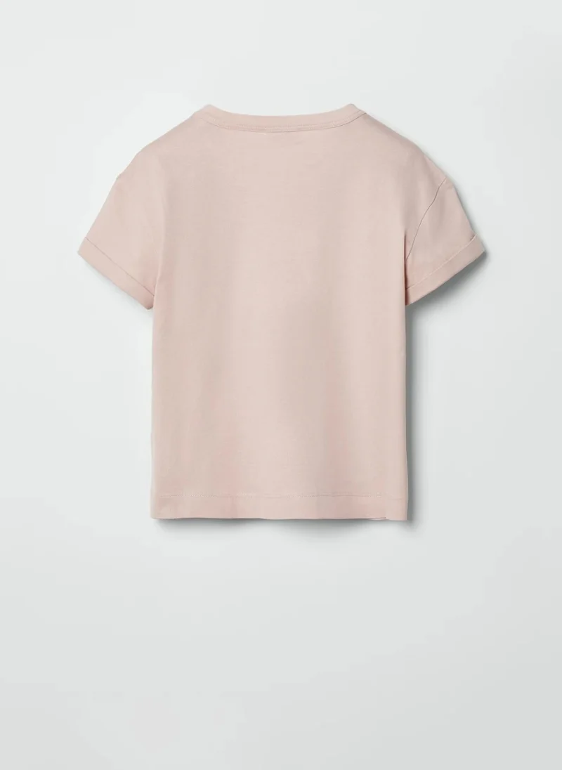 Тишърт с принт 'Soar and Shine' Brunello Cucinelli Kids — снимка 5