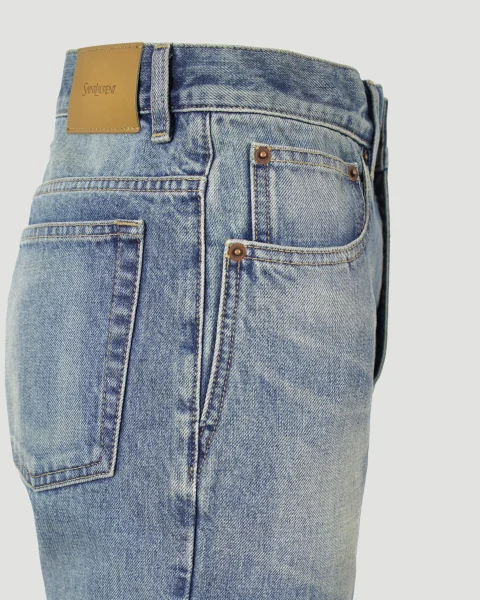 Straight Jeans in Benjamin Blue Denim — снимка 2