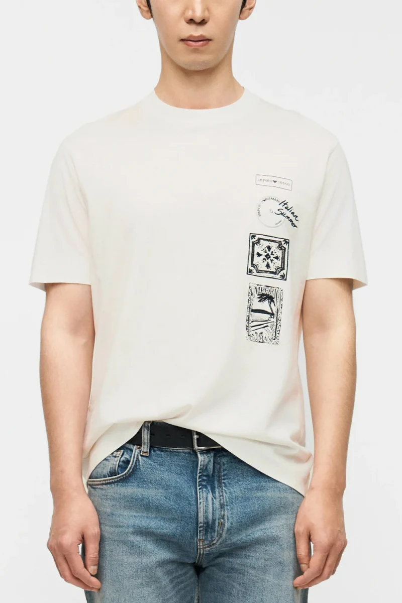 T-Shirt EM004994AF24470 U0003 off white — снимка 2