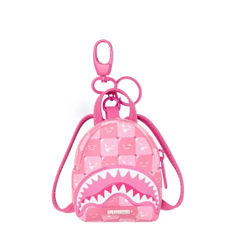 Ключодържател PINK NEW CHECK FACES SPRAYGROUND