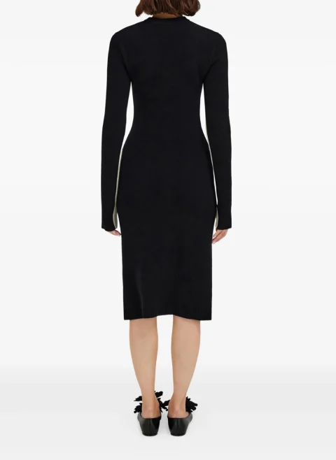 Рокля от плетиво `Two tone` Ferragamo — снимка 2