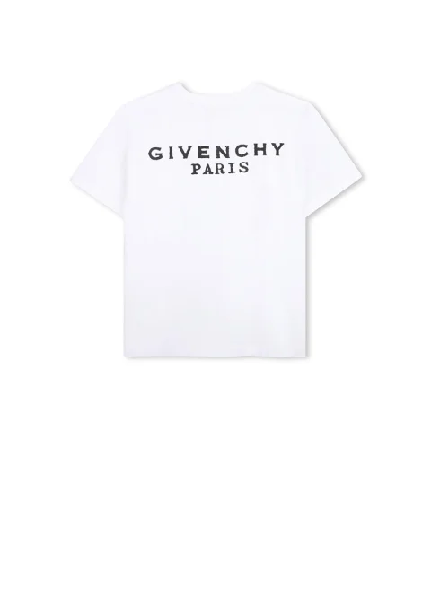 Тишърт с контрастно лого Givenchy Kids — снимка 2