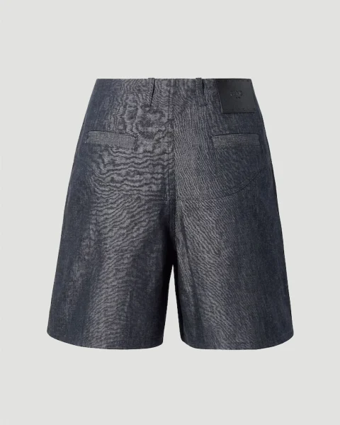 Denim Chambray Shorts — снимка 2