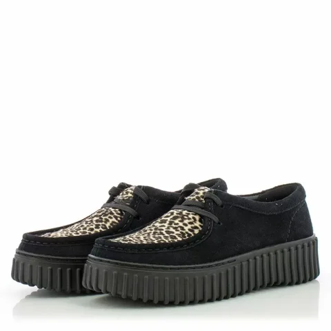 Дамски Ежедневни CLARKS – 26181189 TORHILL BEE LEOPARD PRINT — снимка 2