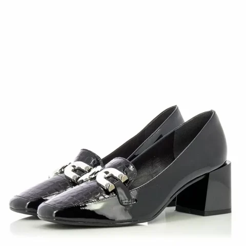 Токчета DONNA ITALIANA – 11373-610-798 VZ SEDA BLACK MA — снимка 2