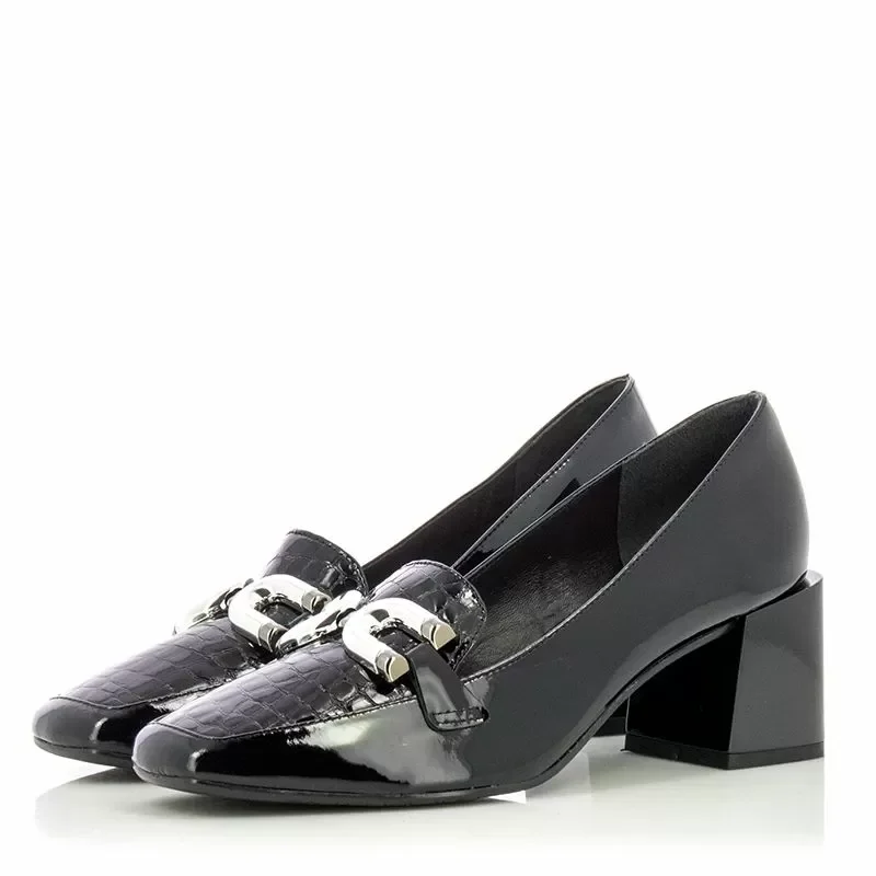Токчета DONNA ITALIANA – 11373-610-798 VZ SEDA BLACK MA — снимка 2