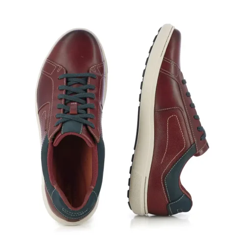 Мъжки Сникърс CLARKS – 26176886 MAPSTONE LACE MAHOGANY LEA — снимка 5