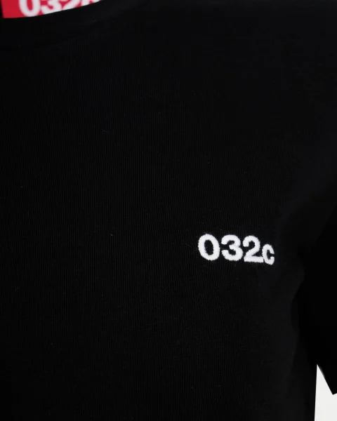 Regular Fit Cotton T-Shirt in Black — снимка 2