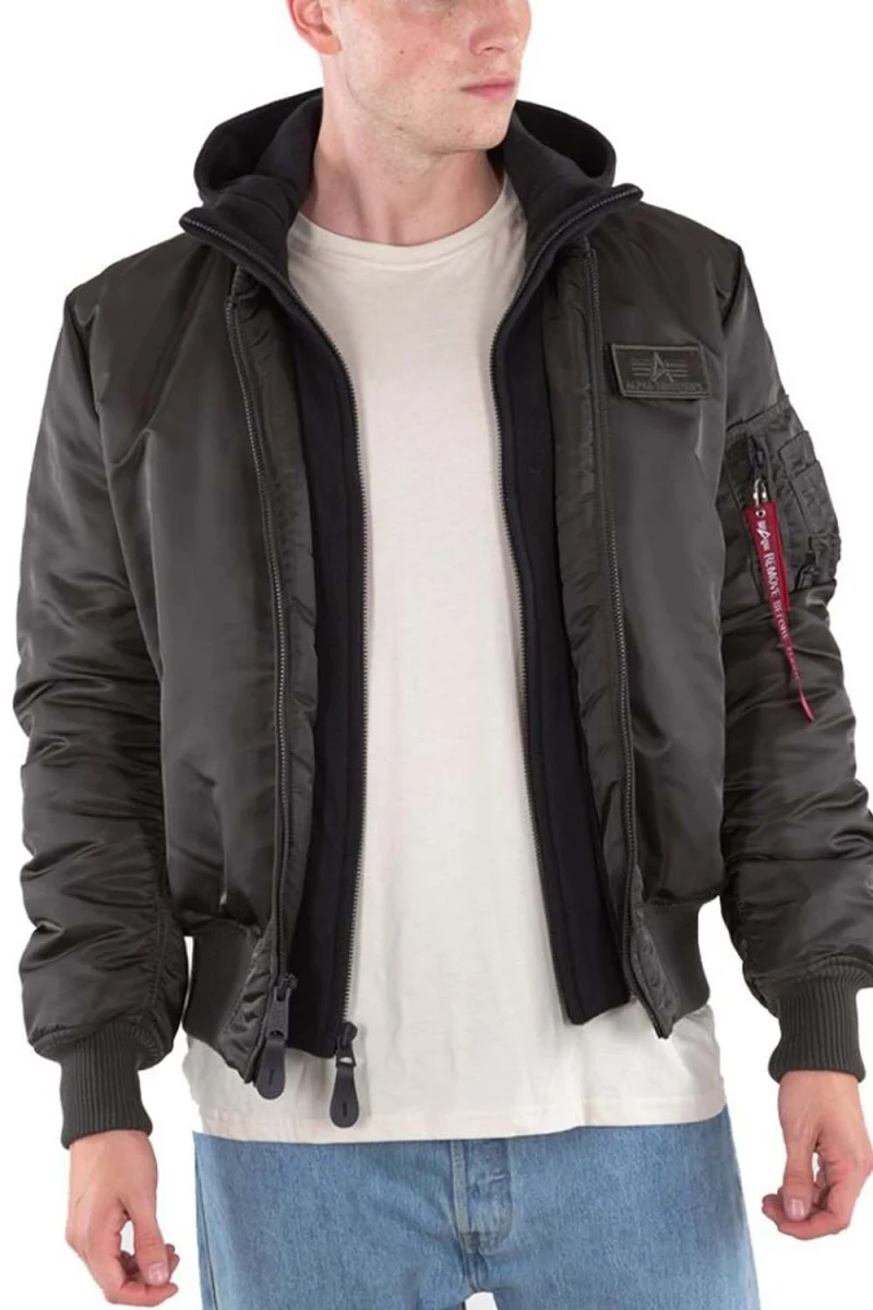 Яке MA-1 D-Tec 183110 413 black olive — снимка 2