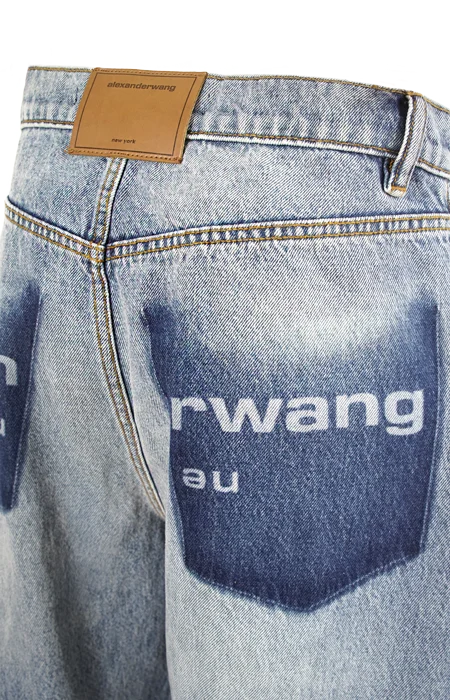 Logo Pocket Jeans in Light Indigo — снимка 2