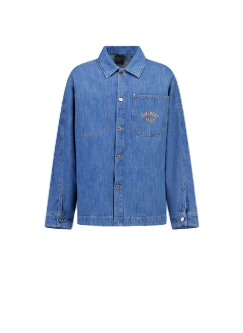 Риза от деним Givenchy Kids