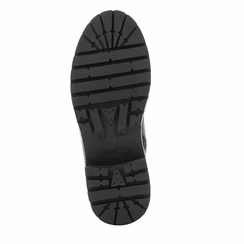Дамски Кубинки APEPAZZA – F2COMBAT31/DIA CAMELIA-BLACK — снимка 4