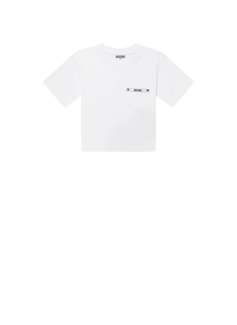 Тишърт с принт Moschino Kids