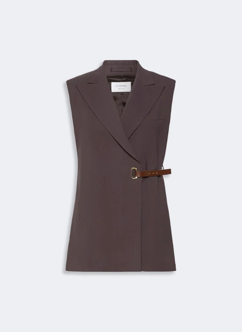 Елек с асиметричен дизайн Sportmax Spxgettone