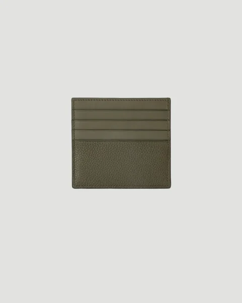 Open Plain Cardholder in Soft Grained Calfskin — снимка 2