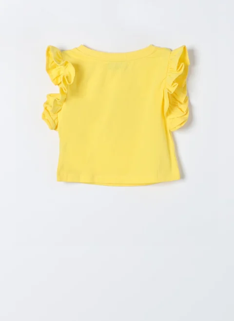 Топ с принт Moschino Kids — снимка 2