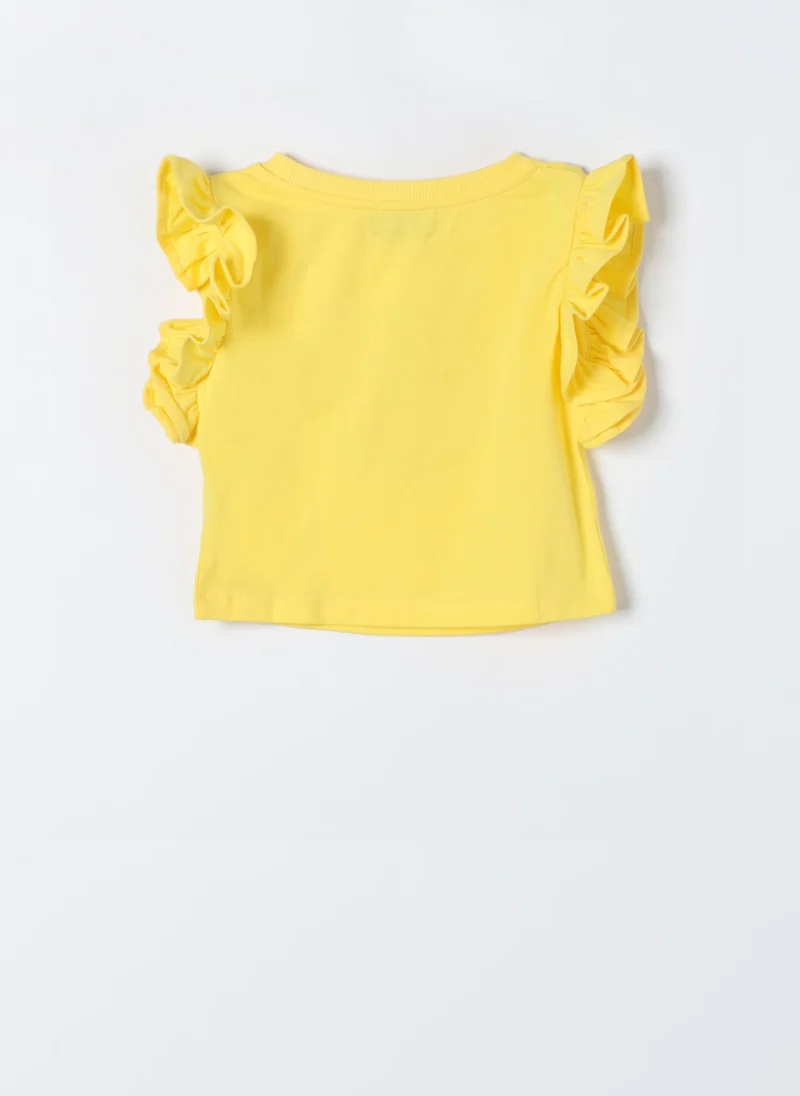 Топ с принт Moschino Kids — снимка 2