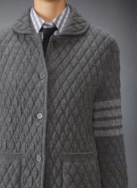 Яке от вълна с '4-bar' детайл Thom Browne — снимка 2