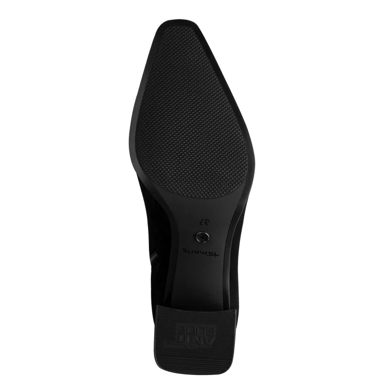 Ботуши На Ток TAMARIS – 1-25528-47-001 BLACK — снимка 6