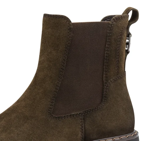 Дамски Равни Боти TAMARIS – 1-25449-47-722 OLIVE — снимка 4