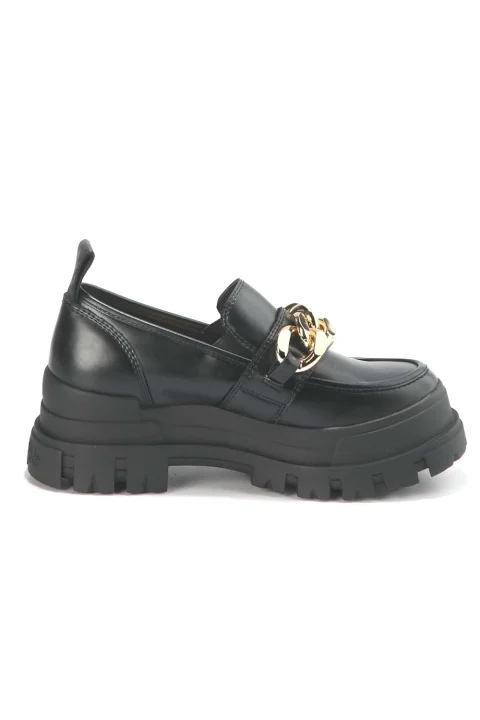 Loafers Aspha Loafer Chain BUF1622093 black — снимка 2