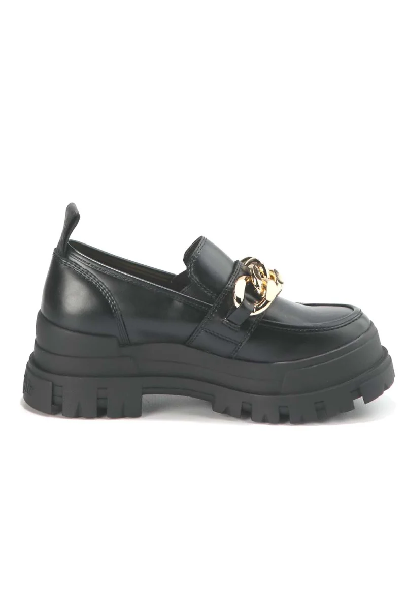 Loafers Aspha Loafer Chain BUF1622093 black — снимка 2