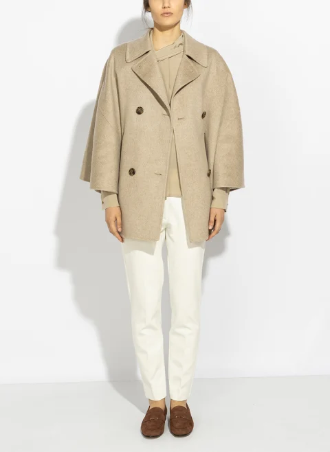 Пелерина от кашмир Max Mara Mxaospite — снимка 8