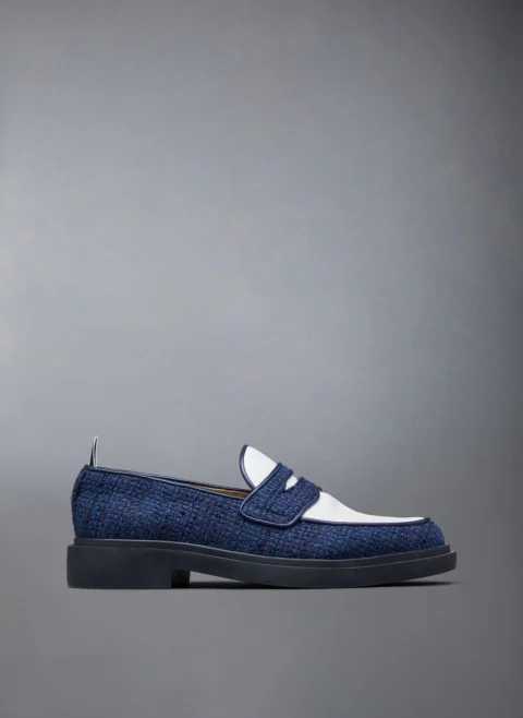 Мокасини 'Tweed Penny' Thom Browne