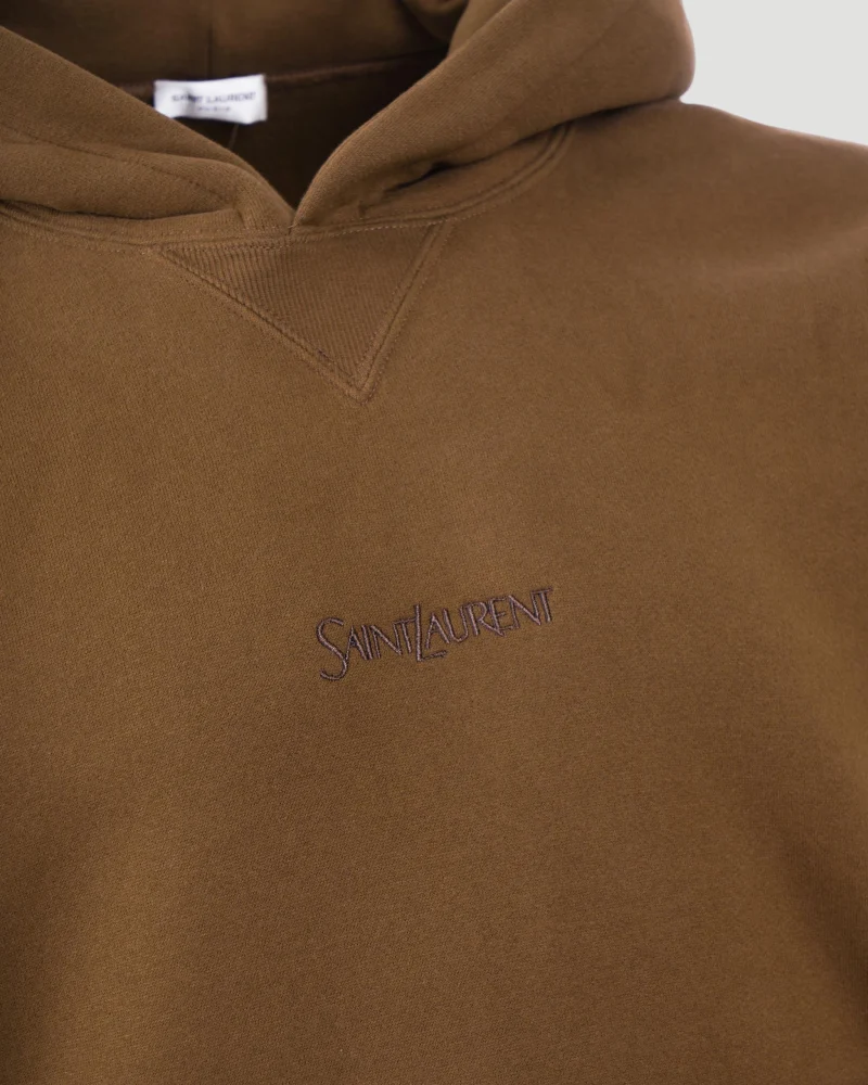 Cotton Hoodie in Macchiato — снимка 3
