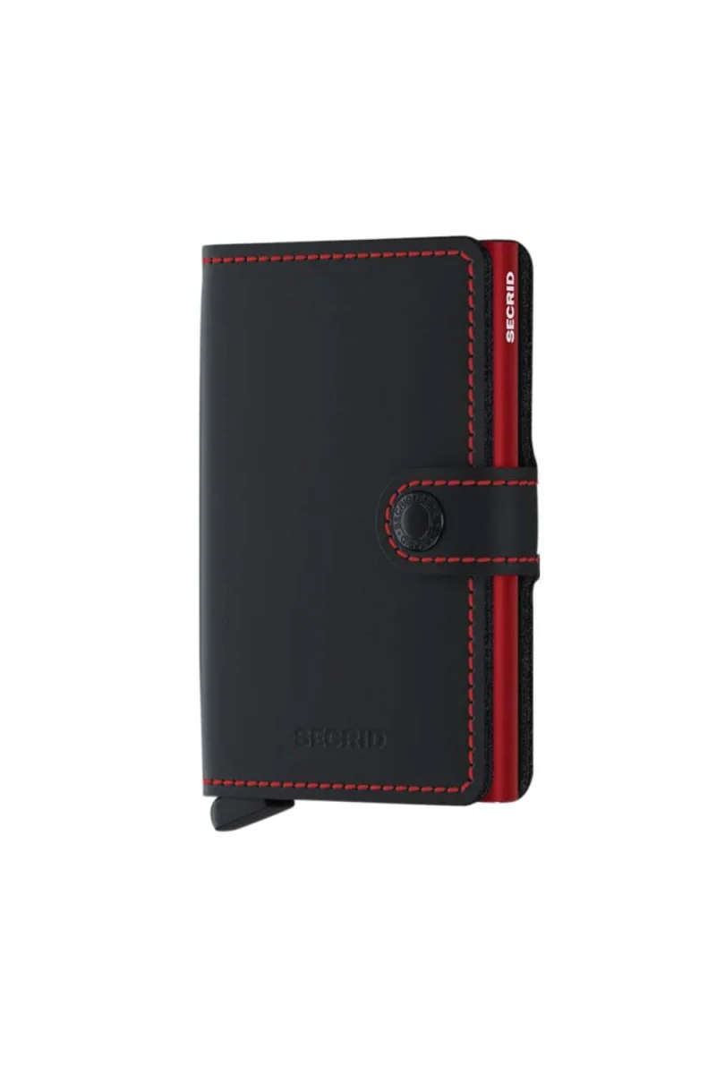 Wallet Secrid Miniwallet Matte Black & Red MM-Black & Red